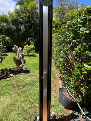 Instalación de ducha solar