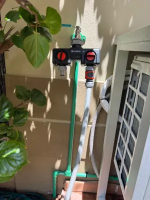 Instalación de agua y riego automático