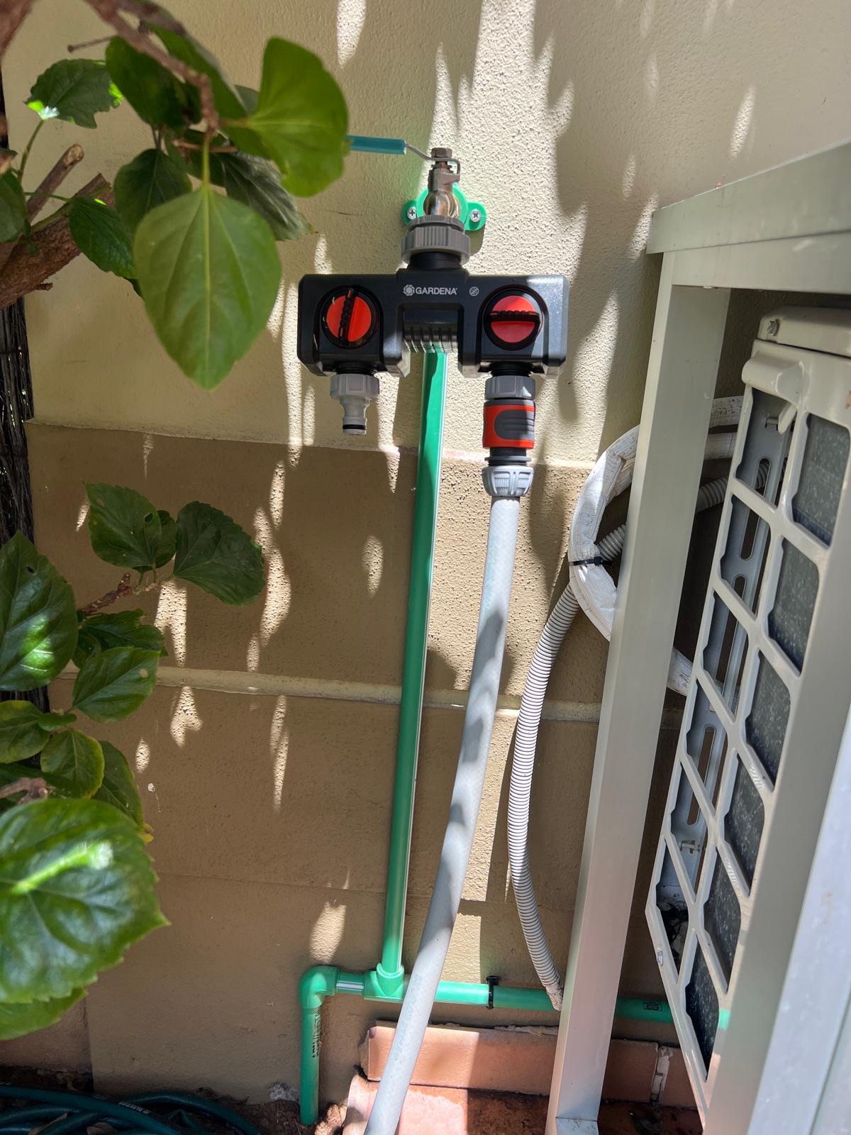 Instalación de agua y riego automático