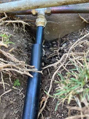 Conexión de riego