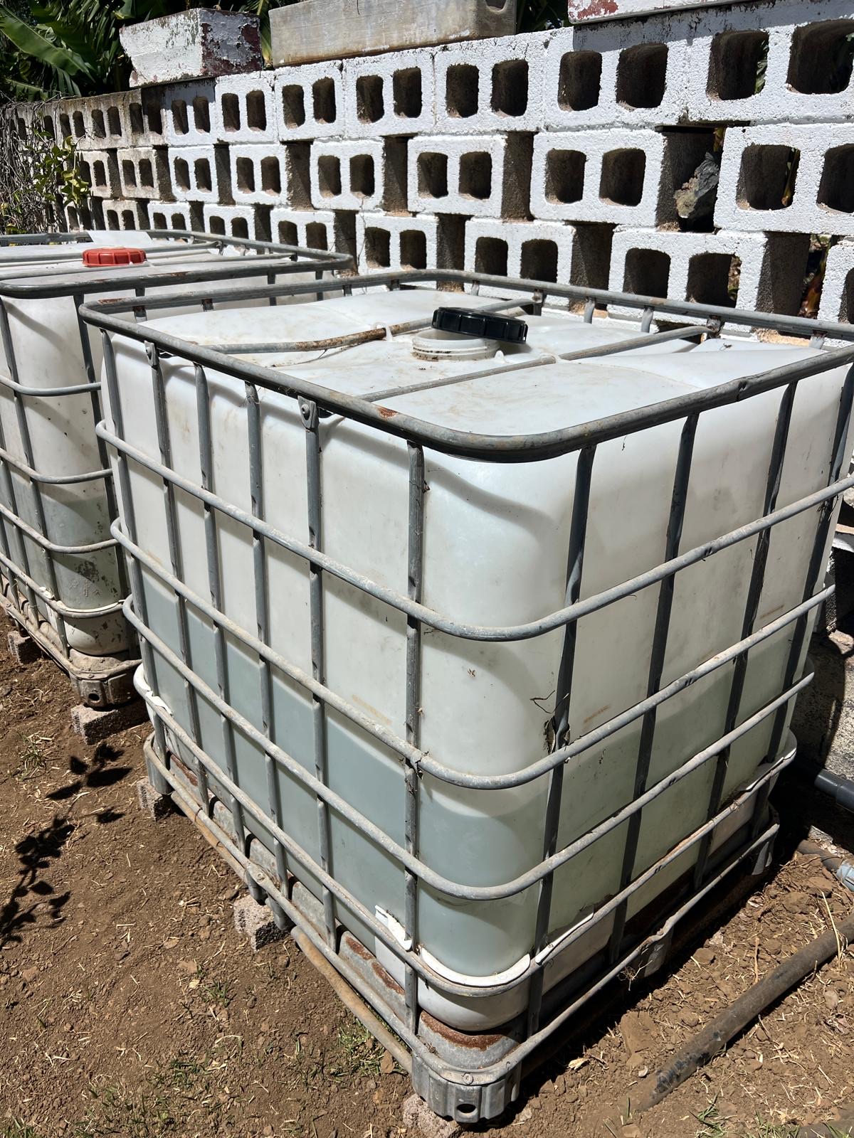 Depósitos de agua para riego